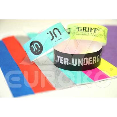 Goldistock Select Series Formal Deep Black 10,000 Count- ¾ Arm Bands Tyvek Wristbands - Heavier Tyvek Wrist Bands = Upgrading Your Event Paper-Like Party Armbands- Fan-Folded Better Security