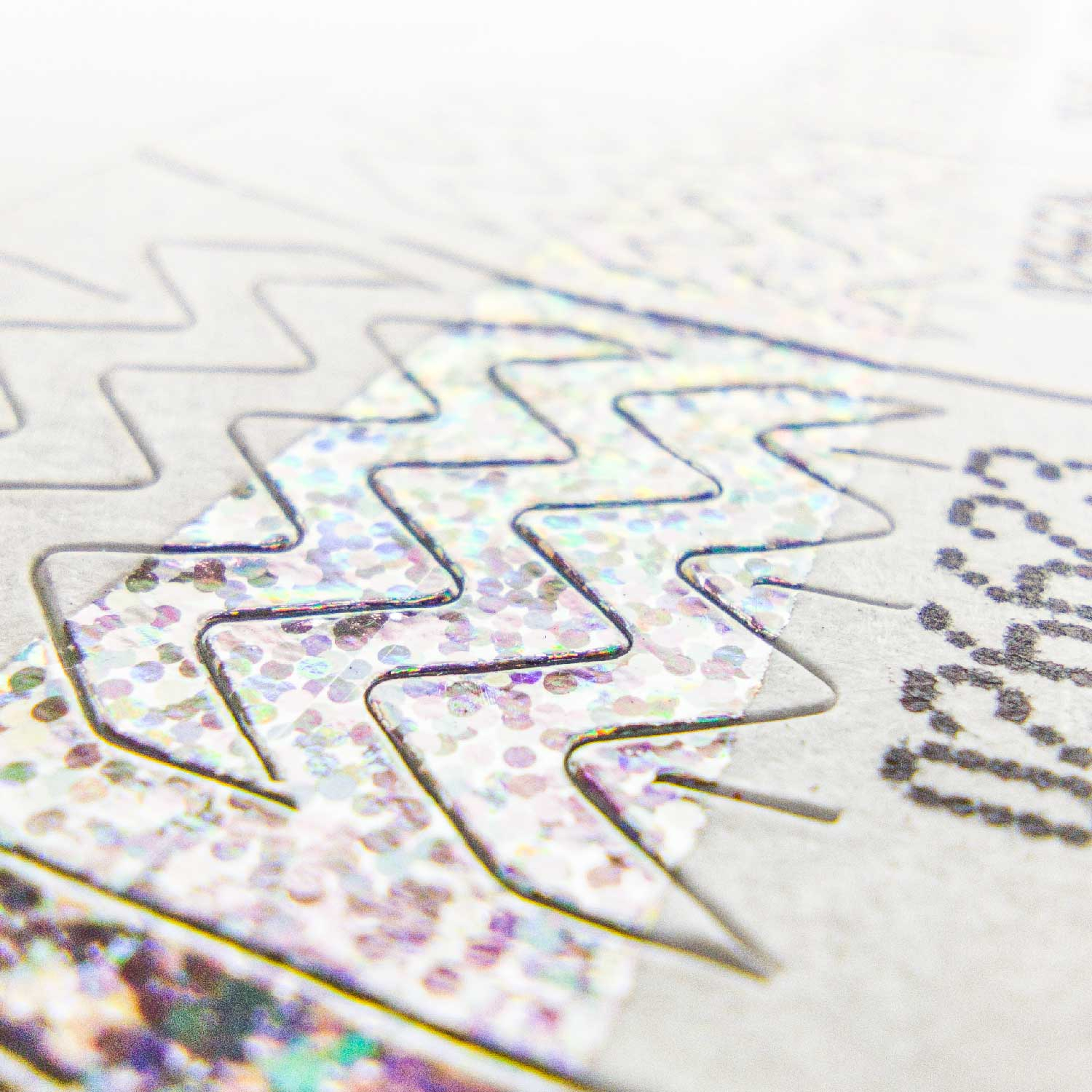 Tamper-evident die-cut ensures one-time-use security