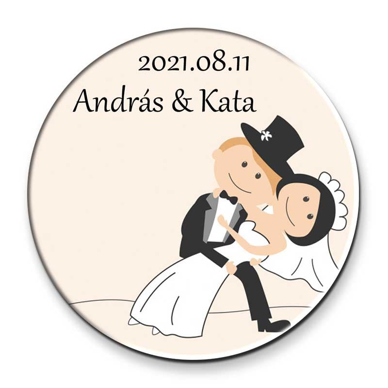 Parfait comme faire-part de mariage ou souvenir d'événement unique.