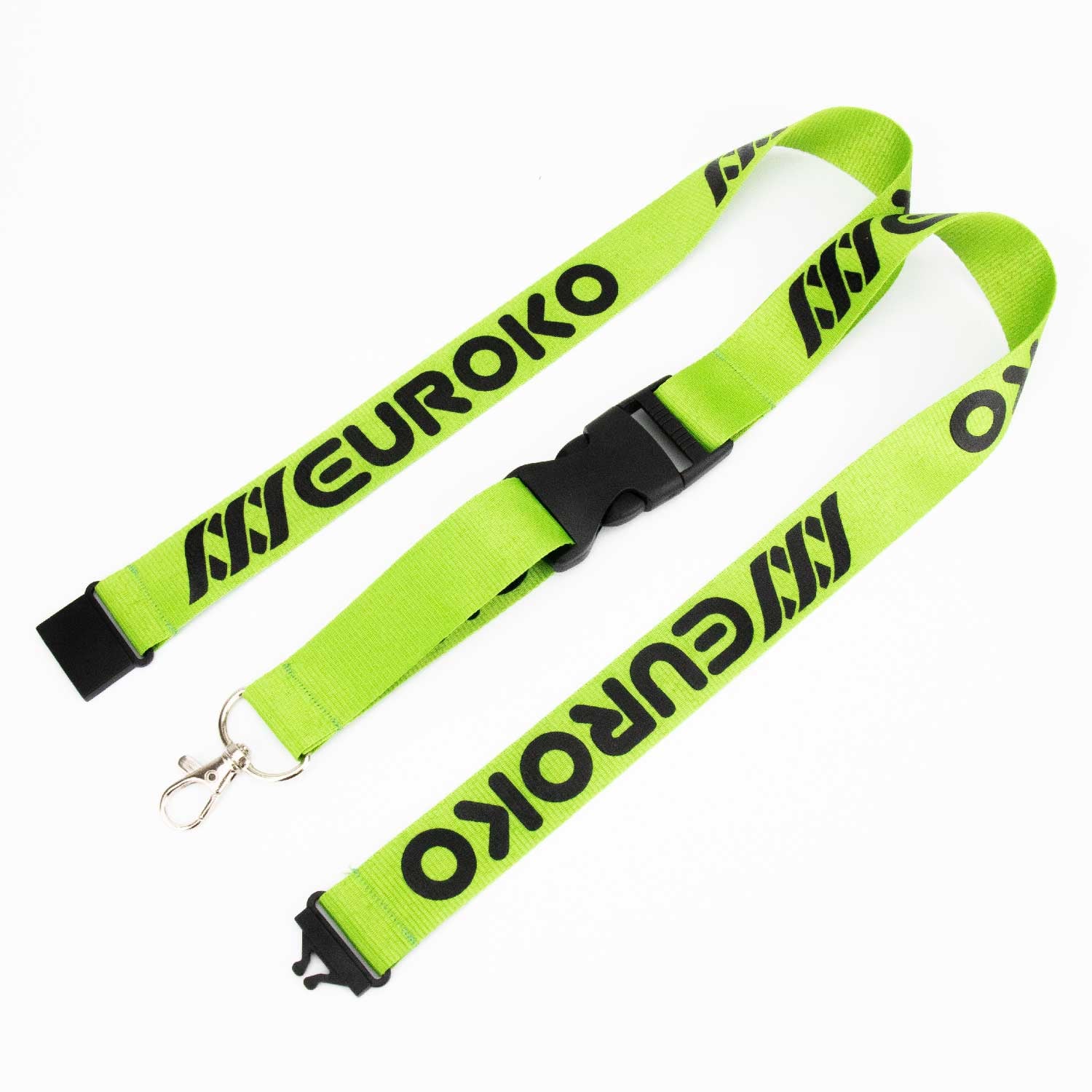 Double sécurité : boucle détachable et clip anti-étranglement intégrés.