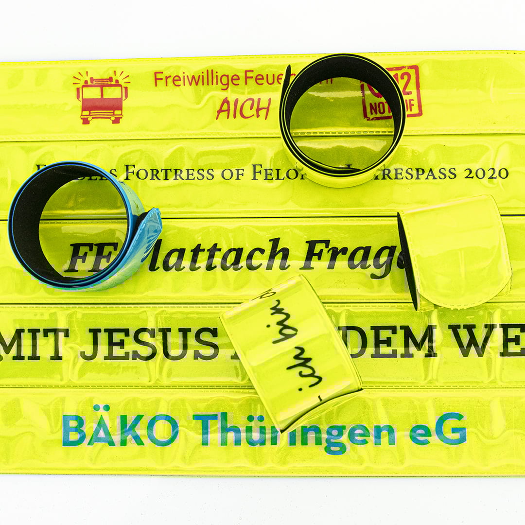 Matériau réfléchissant haute visibilité pour votre sécurité jour et nuit.