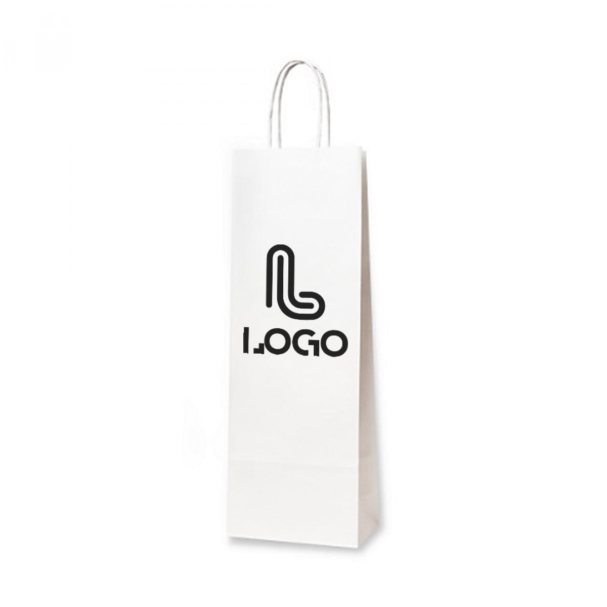 Impression nette et professionnelle sur papier kraft blanc premium.