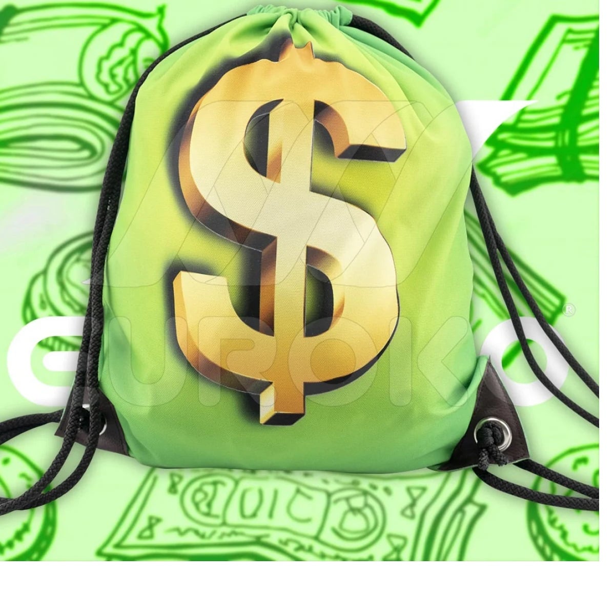 Personnalisez cordons et renforts d'angle selon vos préférences.