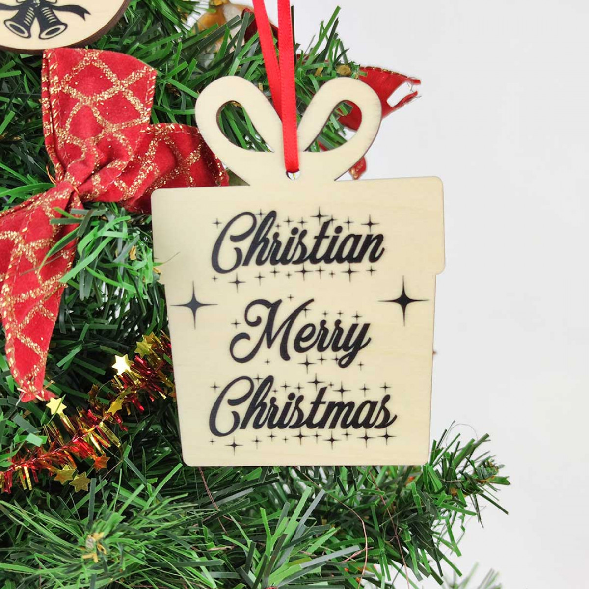 Custom Christmas Tree Ornament Gift Box