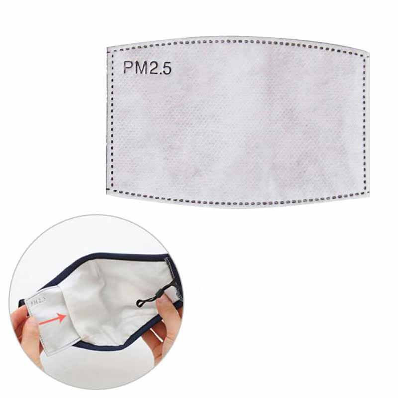 10-100Pcs PM2.5 Activated Carbon Filter Replacement 5 Layers For Adult/Child Lot 