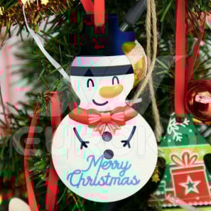 Custom Christmas Ornaments - Snowman