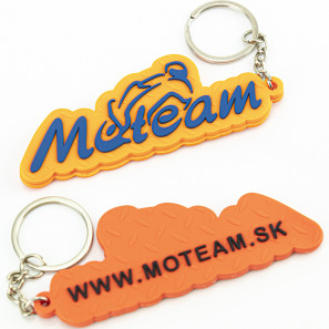 3D Rubber Keyring