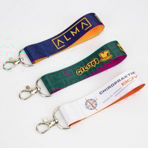 Custom mini lanyards with oval hook single