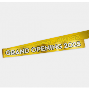 Customised opening ribbon