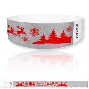 Christmas Tyvek Wristbands