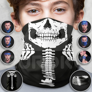 Tube Scarf for Kids Halloween