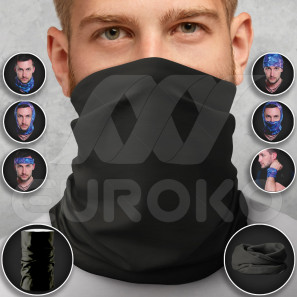 Pre-Finished Tube Scarf for Adults Halloween