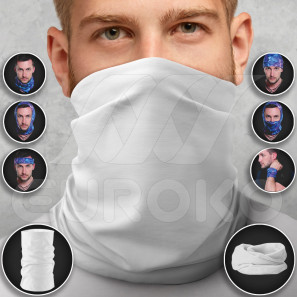 Multifunctional Scarf light grey