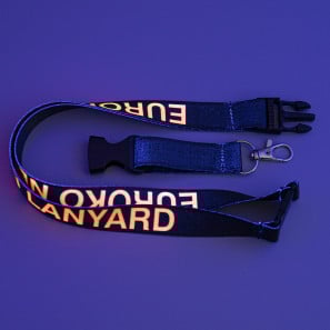 Neon Lanyard with Buckle and Safety Strap