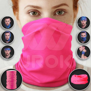 Pre-Finished Tube Scarf for Adults Halloween