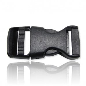 Plastic Buckle black 25mm