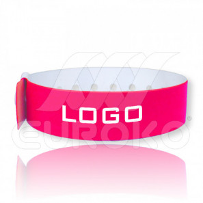 VINYL L-Shaped Wristbands 19mm