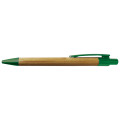 Bamboo ballpen customized green