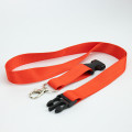 Basic lanyard with plastic buckle