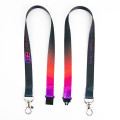 Custom double carabiner eco lanyard