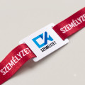 Fabric Wristband with Printed PVC Tag