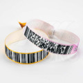 Fabric Wristbands with Custom Barcode