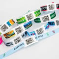 festival wristband with label
