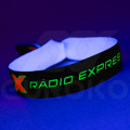 Fluorescent Fabric Wristbands 20mm
