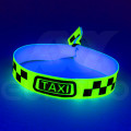Fluorescent Textile Wristbands 20mm