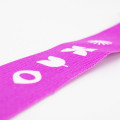 Screen printed lanyard with double hook and safety breakaway closeup