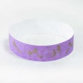 Tyvek Bracelets for Carnival - gold