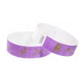 Tyvek Wristbands for Carnival - gold