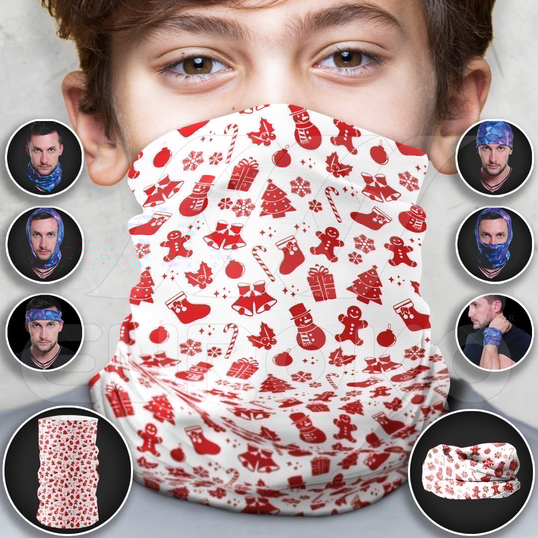 7 façons de porter : bandeau, tour de cou, masque et plus encore !