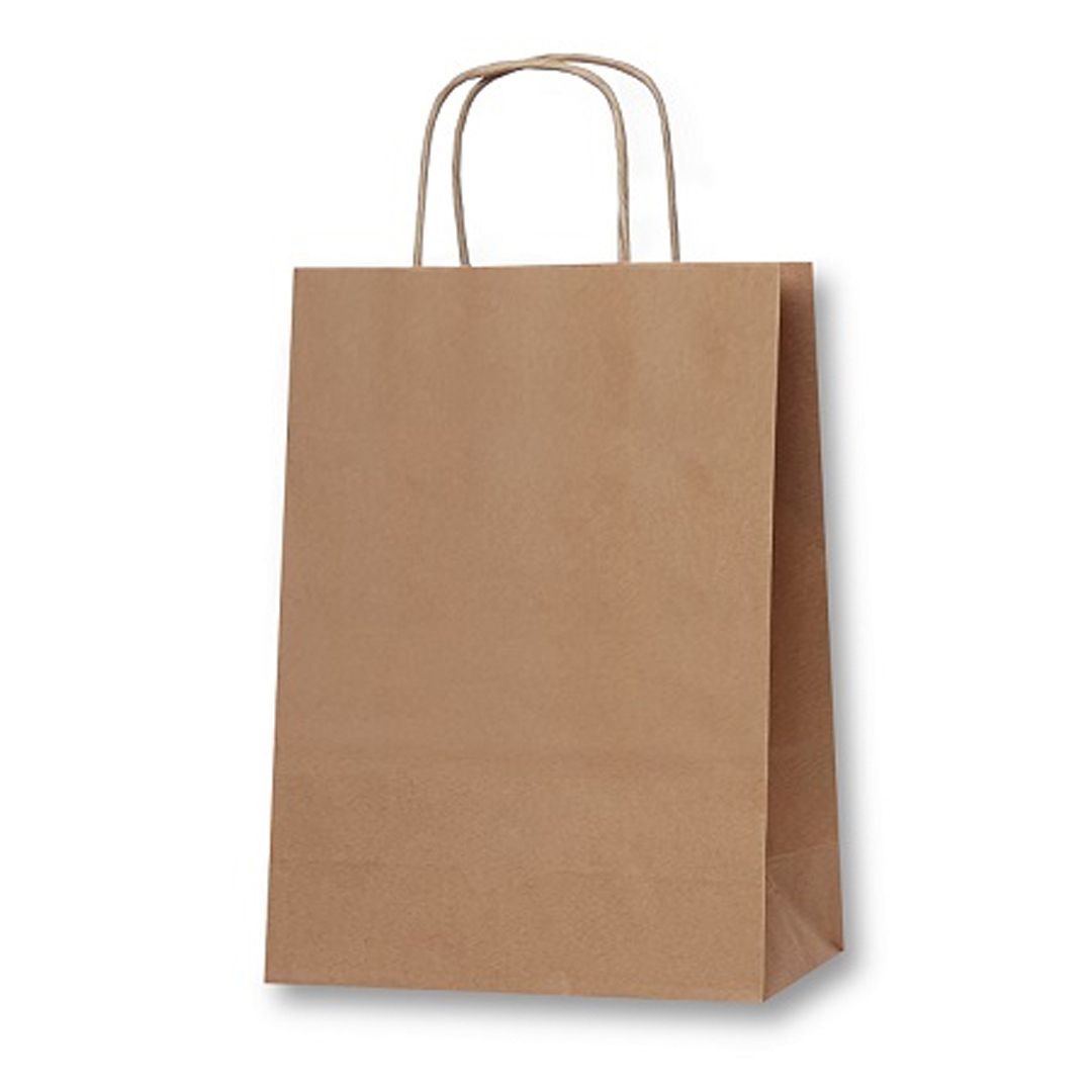 Sacs en papier kraft naturel robuste pour un usage quotidien durable.