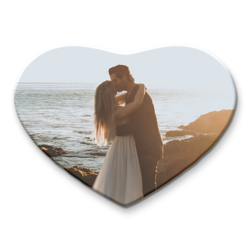 Bois naturel et impression couleur éclatante pour vos souvenirs.