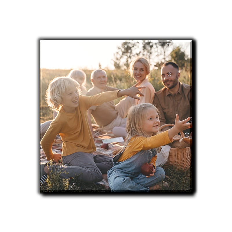 Bois naturel premium pour des magnets élégants et durables.