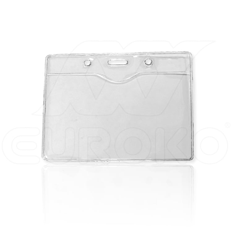 Format horizontal 9x6 cm avec encoche pratique pour insertion facile.