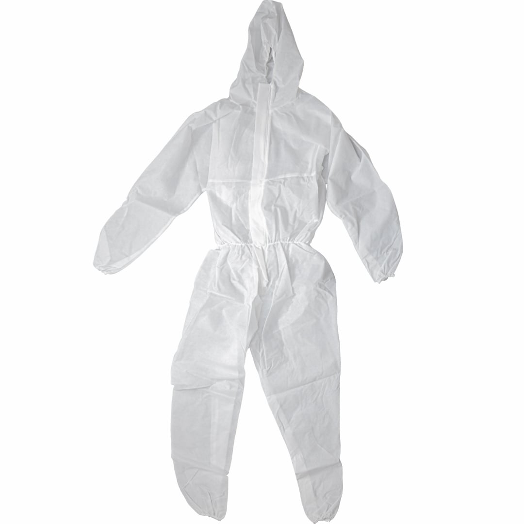 Ajustement sécurisé avec élastiques aux poignets, capuche et chevilles.