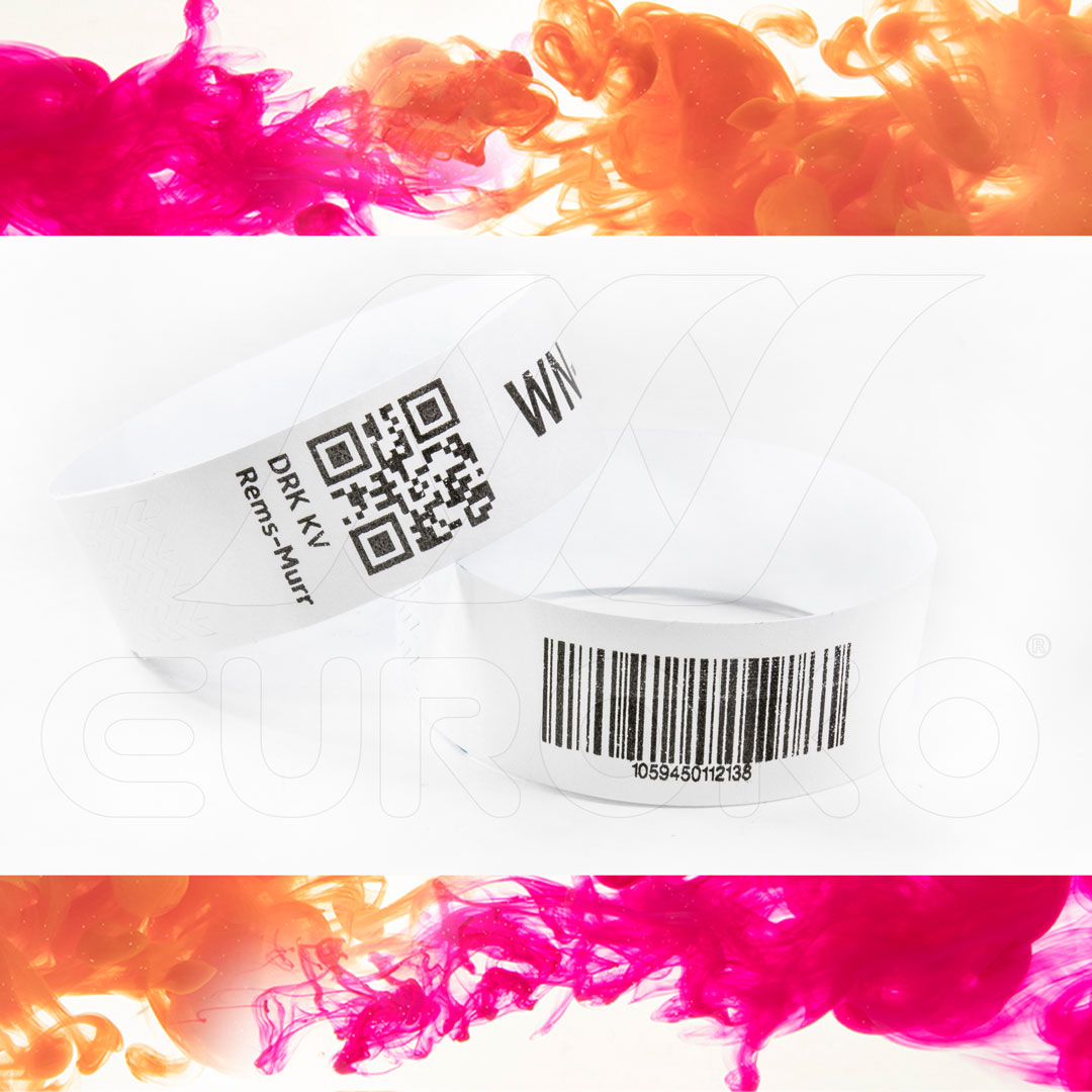 tyvek barcode wristbands