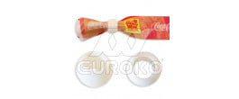 Plastic Bead White (removable) - +€0.010 (+€0.012 Incl. Tax)