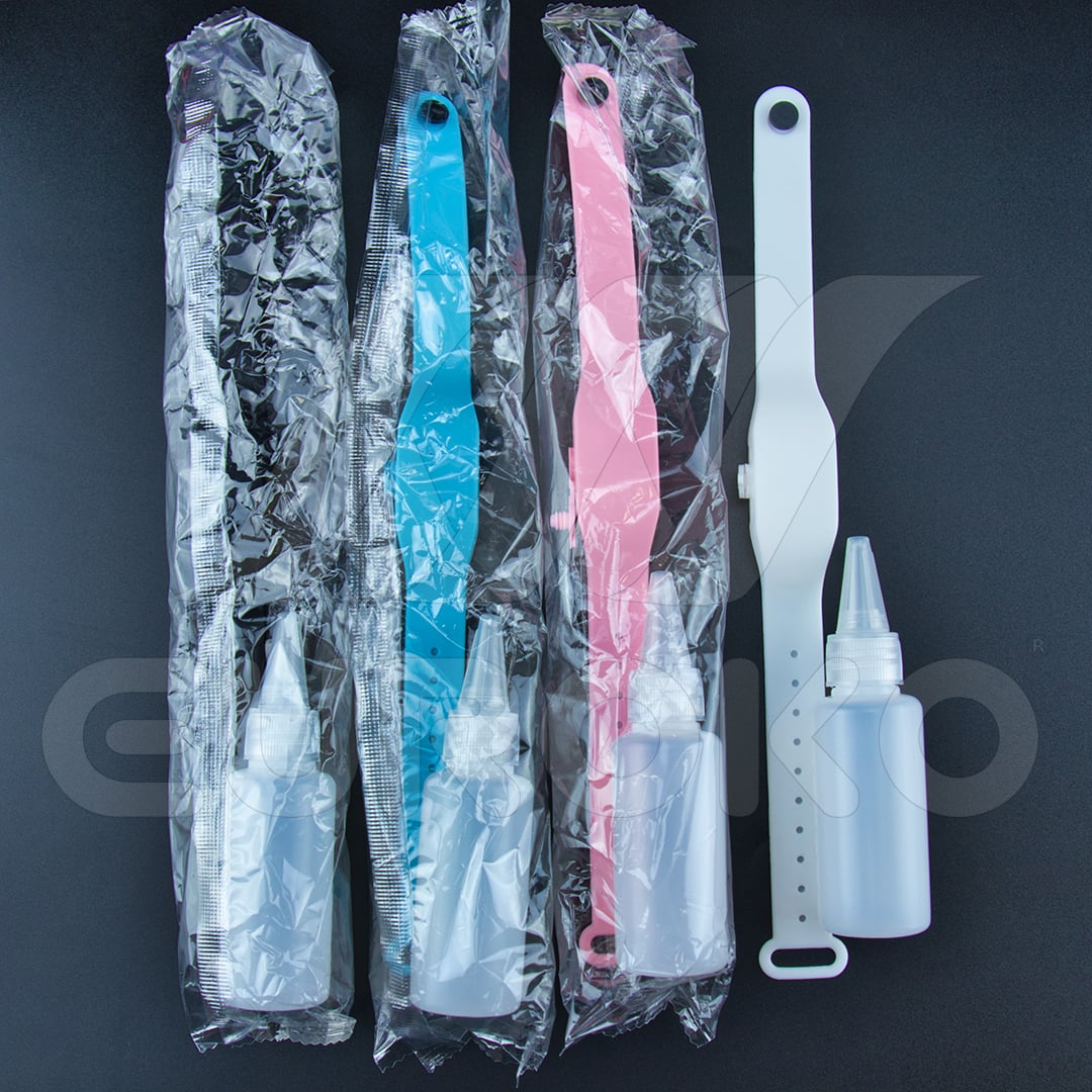 Bracelets silicone disponibles en 14 couleurs vibrantes.